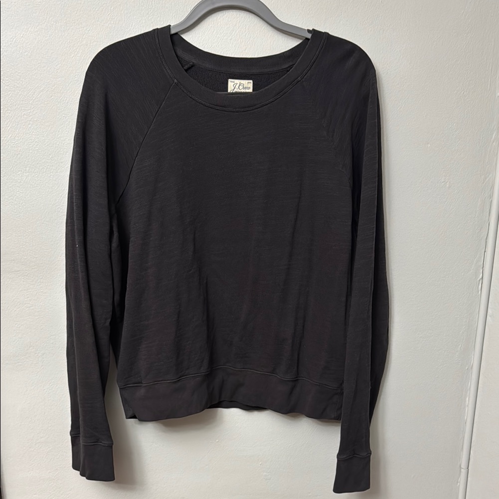 J. Crew Black Crew Neck Sweater